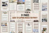 E-book: Guide to Flipping Houses for Profit - 31 Pages